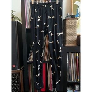 Forever 21 Black and White Crossbones Leggings